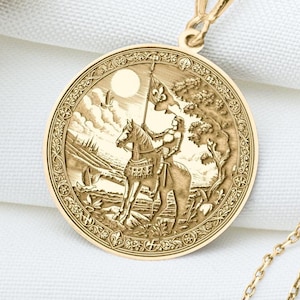 Joan of Arc Pendant Necklace