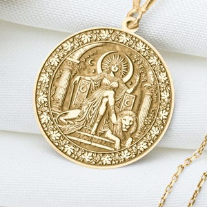 Astarte Necklace – Ancient Goddess Pendant of Love, War & Stars, Divine Feminine Power Jewelry, Canaanite Moon Amulet, Star Queen Charm
