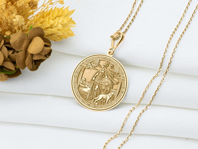 Handmade Freyja Necklace  – Brísingamen Amulet, Norse Mythology Jewelry, Viking Goddess of Love & War Pendant, Nordic Pagan Talisman, Freyja Necklace – Norse Goddess of Love & War Pendant, Seiðr Magic Amulet, Fólkvangr Spirit Charm, Divine Feminine Viking Jewelry