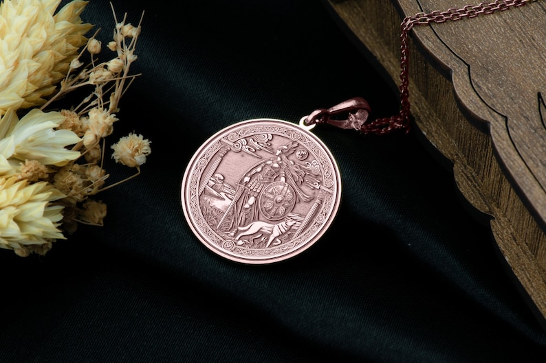 Handmade Freyja Necklace  – Brísingamen Amulet, Norse Mythology Jewelry, Viking Goddess of Love & War Pendant, Nordic Pagan Talisman, Freyja Necklace – Norse Goddess of Love & War Pendant, Seiðr Magic Amulet, Fólkvangr Spirit Charm, Divine Feminine Viking Jewelry