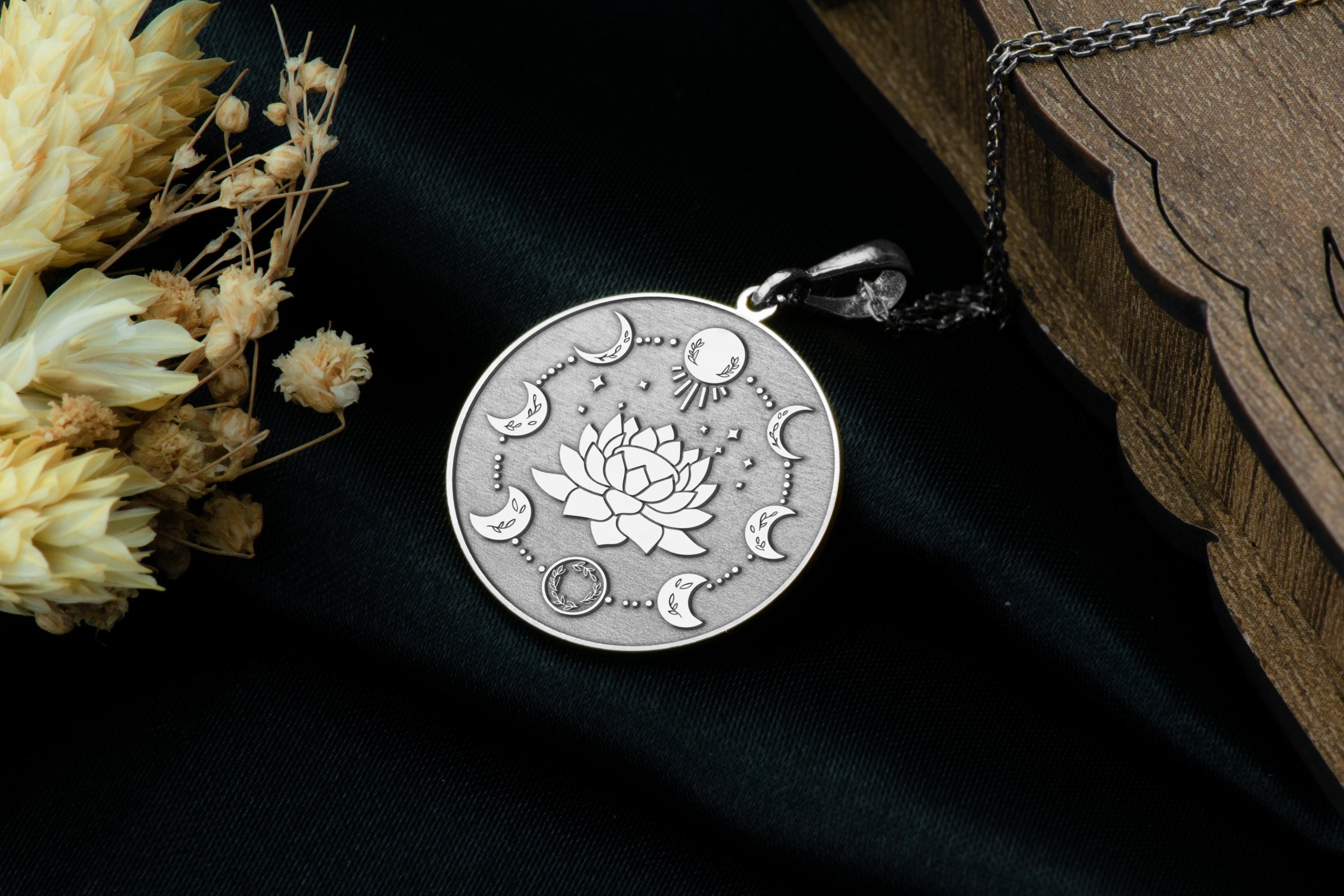 14k Solid Gold Lotus Charm Necklace, Lotus Silver Pendant, Rose Gold Lotus Necklace, Moon Phrase, Nature Jewelry, Zen Necklace, Gift for Her - Etsy 14k Solid Gold Lotus Charm Necklace, Lotus Silver Pendant, Rose Gold Lotus Necklace, Moon Phrase, Nature Jewelry, Zen Necklace, Gift for Her - Etsy