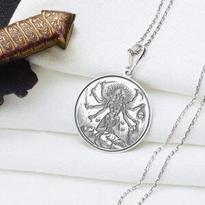 Kali Pendant – Fierce Feminine Power Amulet | Hindu Goddess Charm Necklace | Destruction & Rebirth Jewelry | Symbol of Liberation