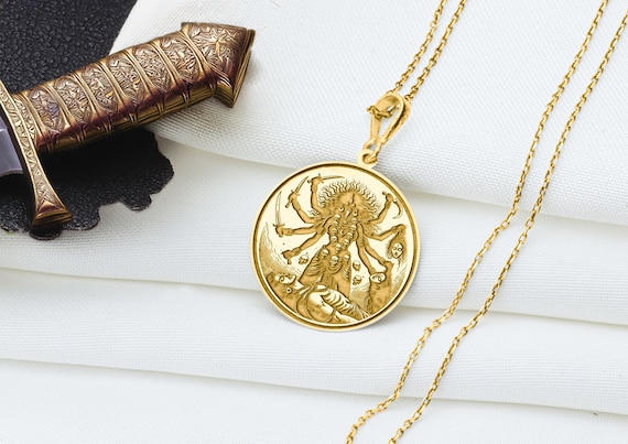 Kali Pendant: Hindu Goddess Necklace, Fierce Feminine Amulet, Liberation Charm, Protective Talisman
