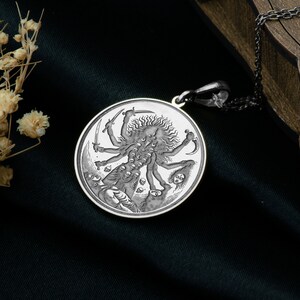 Kali Pendant – Fierce Feminine Power Amulet | Hindu Goddess Charm Necklace | Destruction & Rebirth Jewelry | Symbol of Liberation