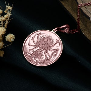 Kali Pendant – Fierce Feminine Power Amulet | Hindu Goddess Charm Necklace | Destruction & Rebirth Jewelry | Symbol of Liberation