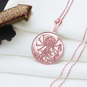 Kali Pendant – Fierce Feminine Power Amulet | Hindu Goddess Charm Necklace | Destruction & Rebirth Jewelry | Symbol of Liberation