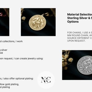 Freyja Pendant: Norse Goddess Necklace image 12