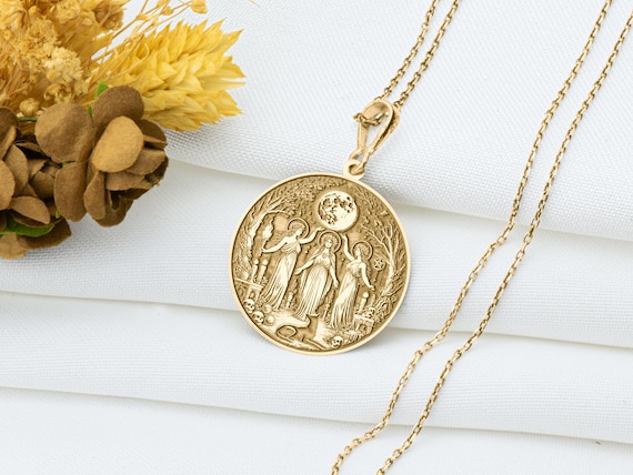 Hecate Pendant: Greek Goddess of Witchcraft Necklace