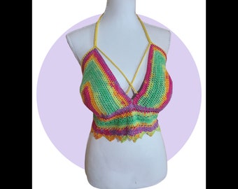 Rainbow Crop Top (XL)