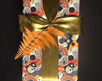 Benutzerdefinierte Name Abstrakte Designer Geschenkverpackung für alle Gelegenheiten | Personalisiertes modernes Geschenkpapier