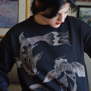 Custom Bleached Hand Drawn Sweatshirt/Shirt