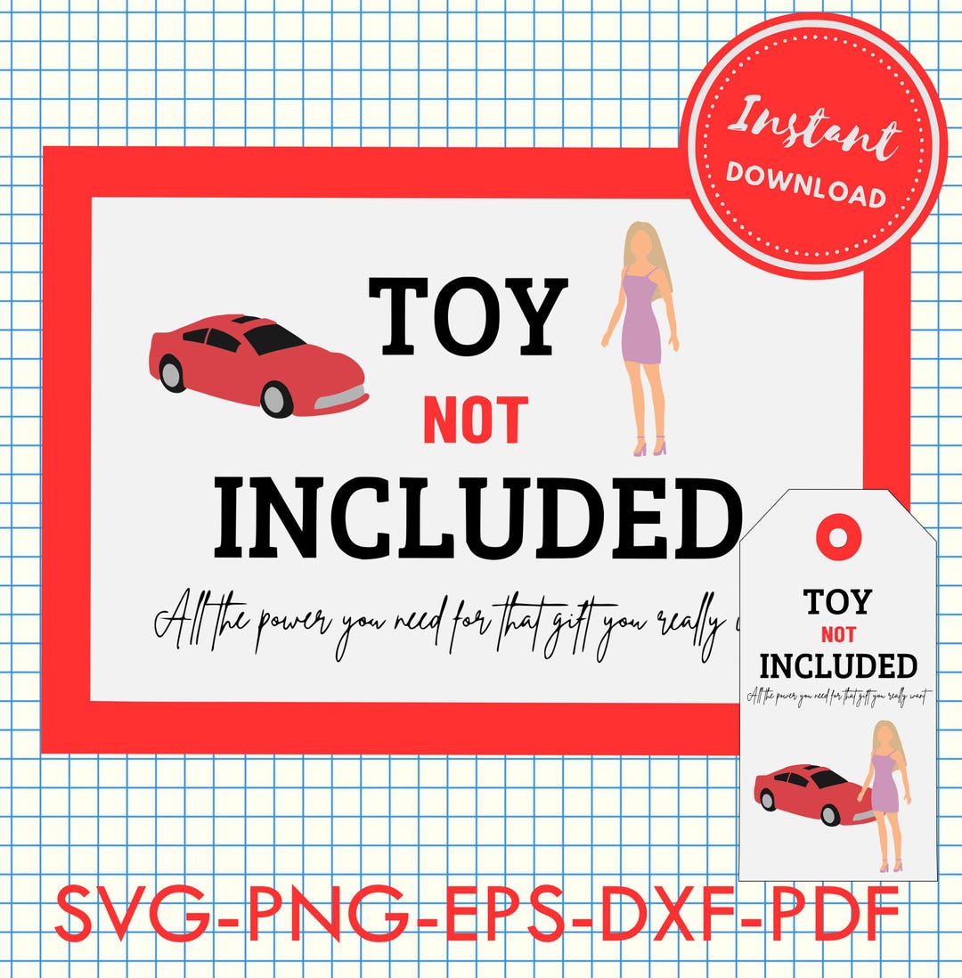 Bundle Toy Not Included Gag Gift Printable Png Svg - Etsy