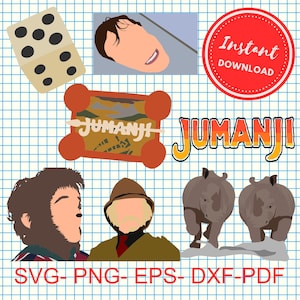 Bundle Jumanji movie svg png cricut cut