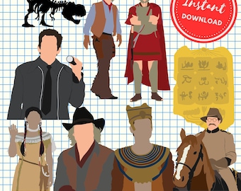 Bundle „Nachts im Museum“ (SVG, PNG), Tablet of Ahkmenrah, Cricut