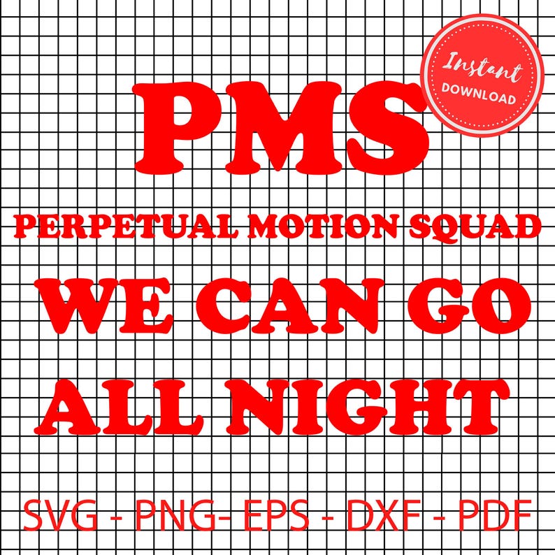 Bundle PMS Perpetual Motion Squad Svg Png Cricut - Etsy