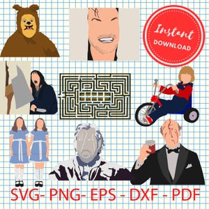 Bundle Shinning svg png Here's Johnny redrum cricut