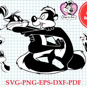 Bundle Pepe le Pew svg png pepe le pew cricut cut files