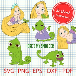 Bundle Chameleon Pascal svg png Pascal dress cricut cut