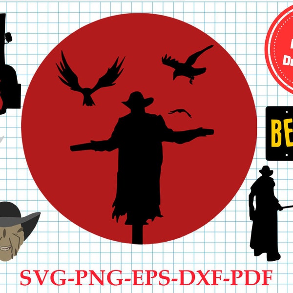 Bundle SVG full color Jeepers Creepers movie Terror Movies 90s Svg Dxf Eps Png Cut File Instant Download HD Vector Cricut terror vector