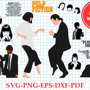 Bundle Pulp Fiction Svg Png Ezekiel 25 17 Cricut Cut Files - Etsy