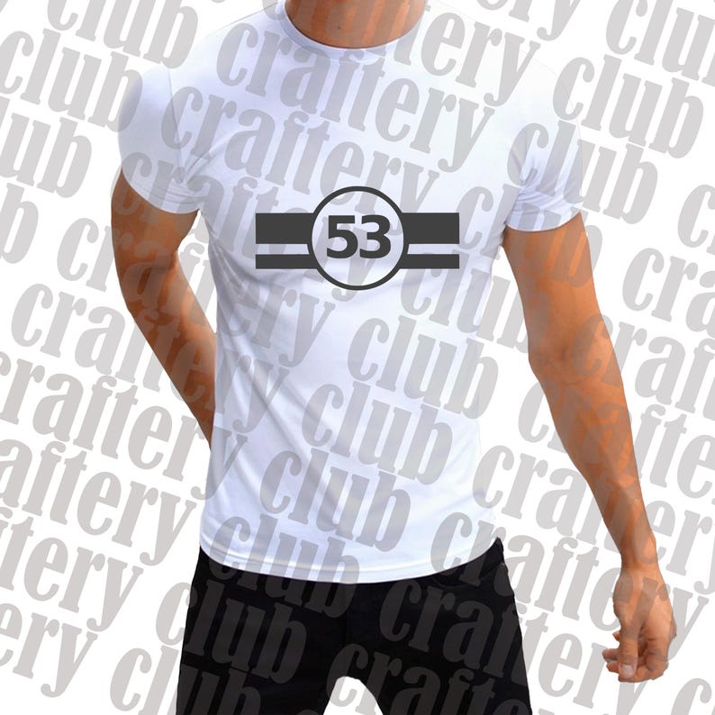 Herbie 53 Car Racing Svg Png Classic Racing Cricut - Etsy