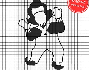 Oompa loommpa svg png Charlie movie cricut silhouette
