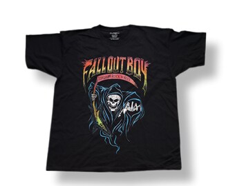 Fall Out Boy T-shirt, Rock And Roll Reaper, Stadium Rock'n Roll Tshirt Fallout Boy, Unisex Rock Tee, Fall Out Boy Fan Gift, Fall Out Boy Tee