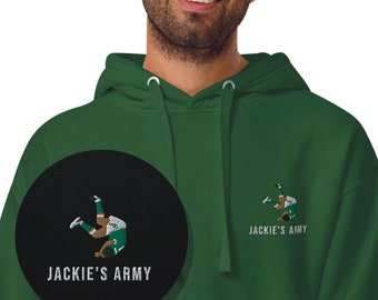 Ray Houghton Celebration Unisex Hoodie - Jackie’s Army Tribute Sweatshirt