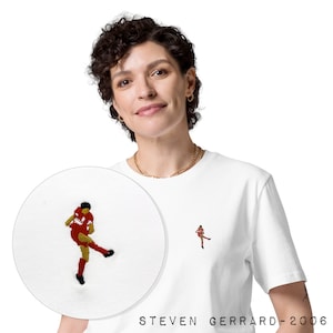 Women&#39;s Steven Gerrard FA Cup 2006 Hero Tee - Liverpool Football Elegance