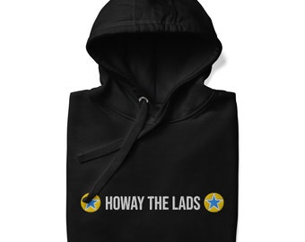 Howay the Lads Unisex Hoodie Newcastle Spirit With Blue Star