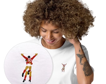 Camiseta Elation de la Copa Mundial de 1966 de Geoff Hurst para mujer: la celebración histórica de Inglaterra