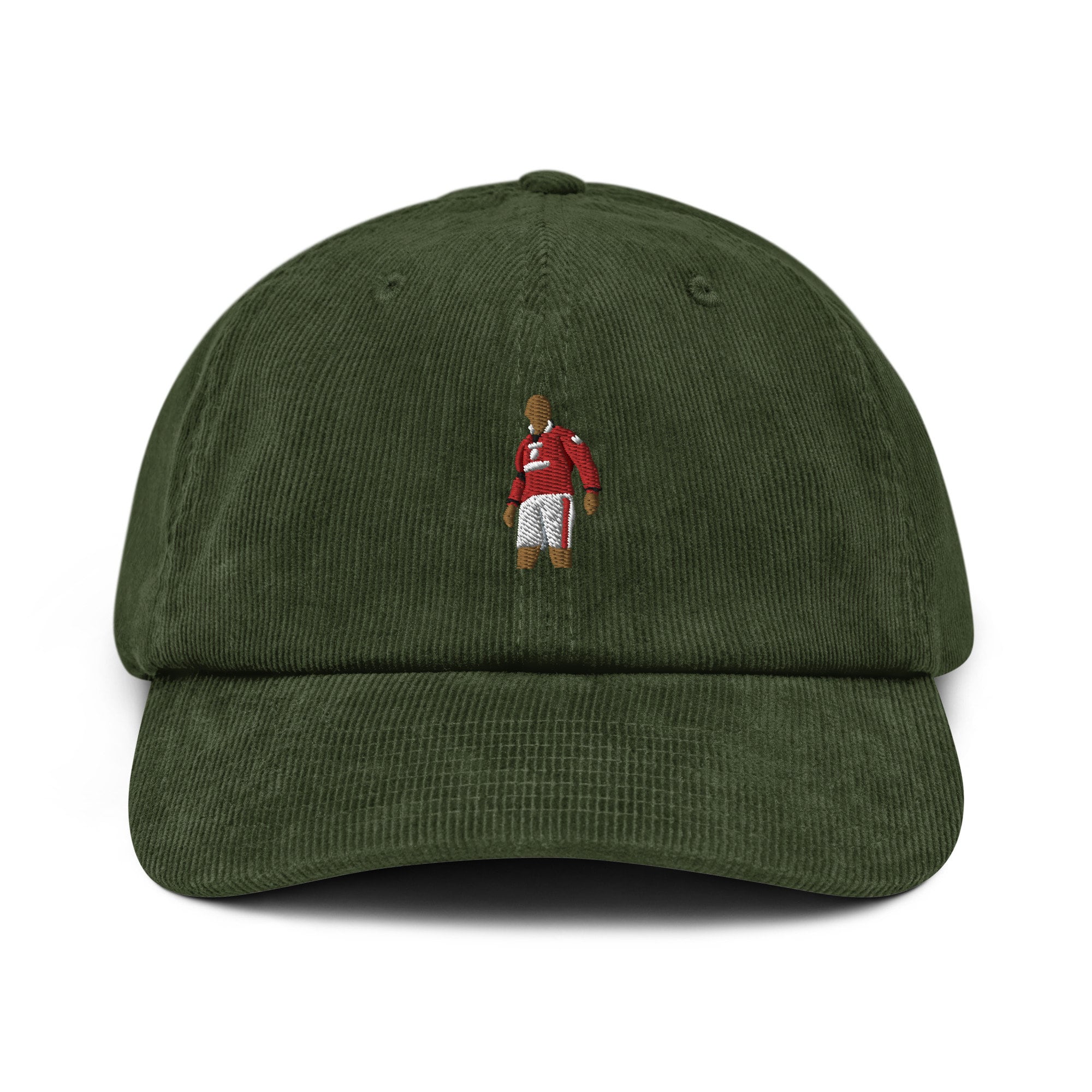 Manchester United Red Devil Relaxed Dad Cap Hat Tan Embroidered Man Utd Soccer New Era 59Fifty Kids Cap - DEVIL Manchester United red  main image 2