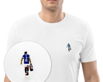 Camiseta de trofeo de James Tavernier 2021: momento de celebración del Rangers FC para hombre