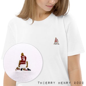 T-shirt de célébration de but du derby Thierry Henry 2002 pour femme