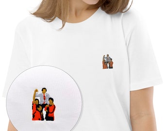 Camiseta de homenaje a los campeones de 1983 del Dundee United para mujer: en honor a Jim McLean