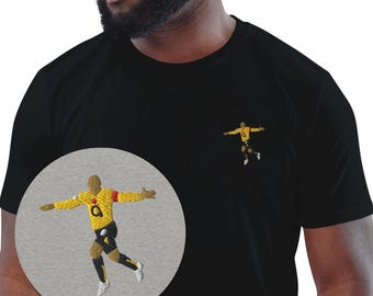 Thierry Henry Goal Celebration Tee - Organic Cotton Embroidery