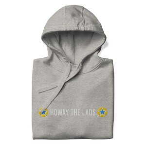 Howay the Lads Unisex Hoodie - Newcastle Spirit with Blue Star Accents
