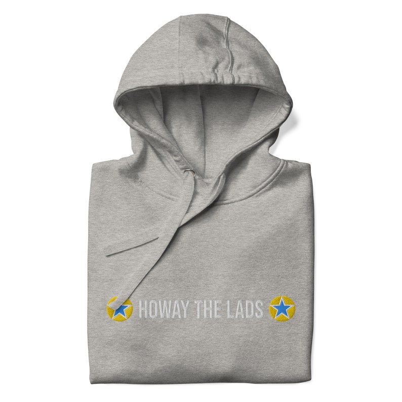 Howay the Lads Unisex Hoodie - Newcastle Spirit with Blue Star Accents