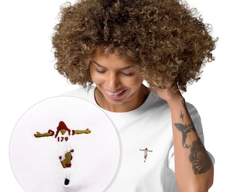 Camiseta de mujer con motivo de celebración del récord de Ian Wright: el momento histórico del Arsenal