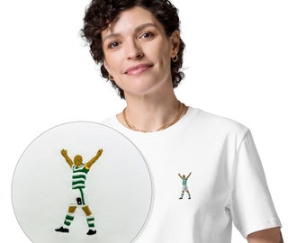 Women's Scott Brown Celtic Celebration Focus Tee - Old Firm Elegance