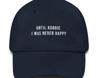 Gorra bordada con el texto "Hasta Kobbie, nunca fui feliz": la favorita de los fanáticos del Manchester United