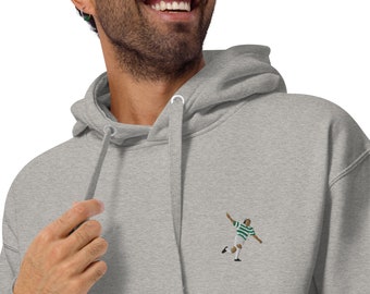 Henrik Larsson Celebration-hoodie - Celtic Legend Tribute
