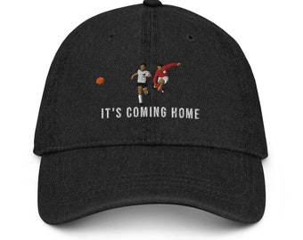 1966 World Cup Tribute Cap - "It's Coming Home" Embroidered Design