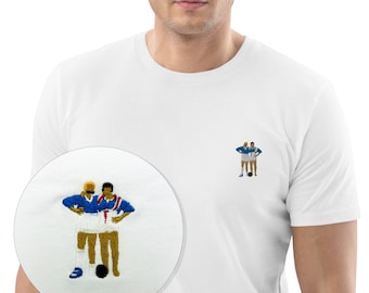 Gazza & McCoist Comical Duo Tee - Men's Football Humor Icon