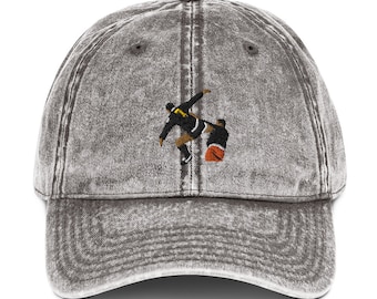 Man Utd Legend Cantona Vintage Cotton Twill Cap