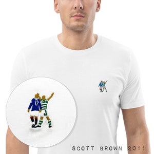 Brown Old Firm Celebration Tee - Men&#39;s Celtic Derby Passion