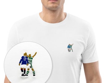 Brown Old Firm Celebration Tee - Men's Celtic Derby Passion