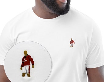 Camiseta de celebración legendaria de Eric Cantona para hombre: abrace la historia del fútbol