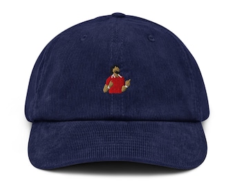Divock Origi Celebration Cap | Legend Embroidered Dad Hat |Football Corduroy Cap
