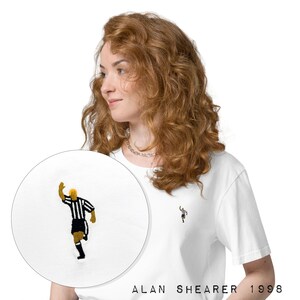 Maglietta celebrativa Alan Shearer da donna - L'eleganza di una leggenda di Newcastle